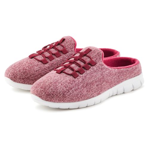 Slip-On Sneaker VIVANCE, Damen, Gr. 43, lila (beere), Obermaterial: 100% Textilmaterial. Futter: 100% Textilmaterial. Decksohle: 100% Textilmaterial. Laufsohle: 100% Synthetik, unifarben, meliert, casual, Schuhe, Hausschuh, Slipper, Pantoffel, Clog, Sneaker VEGAN