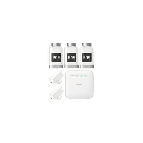 Bosch Smart Home - Starter Set Heizung II mit 3 Thermostaten & 2 Tür-/Fensterkontakt II