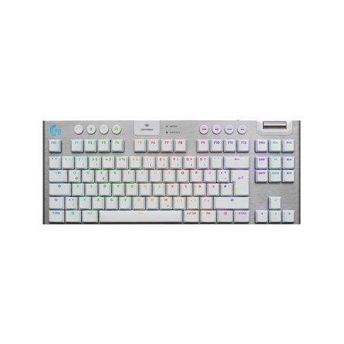 Logitech G915 X LIGHTSPEED TKL - Tactile - 80 % (TKL) - Gaming Tastaturen - Deutsch - Weiss