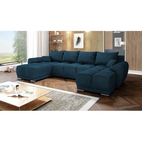 Velká Rohová Sedaka Do Obývacího Pokoje Rohová Sedací Souprava Rozkládací S Funkcí Spaní Honey U Mo-77