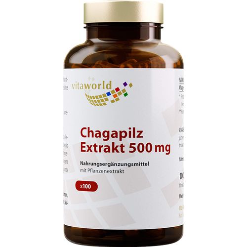 Chaga Pilz Extrakt 500mg 100 ST