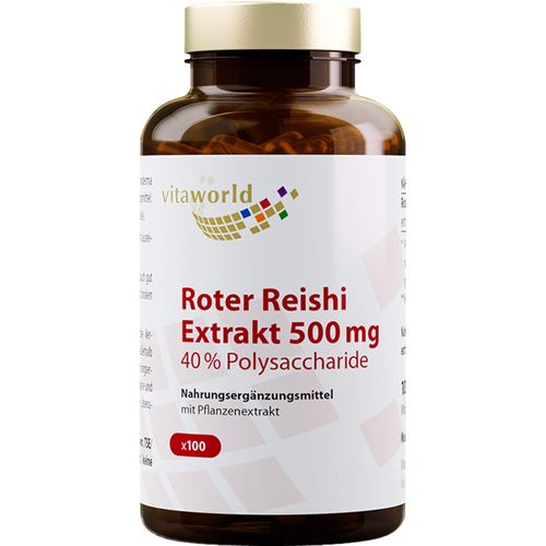 Roter Reishi Extrakt 500mg 40% Polysaccharide 100 ST