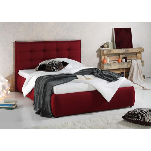 Polsterbett MAINTAL, rot, B:158cm L:210cm, Betten