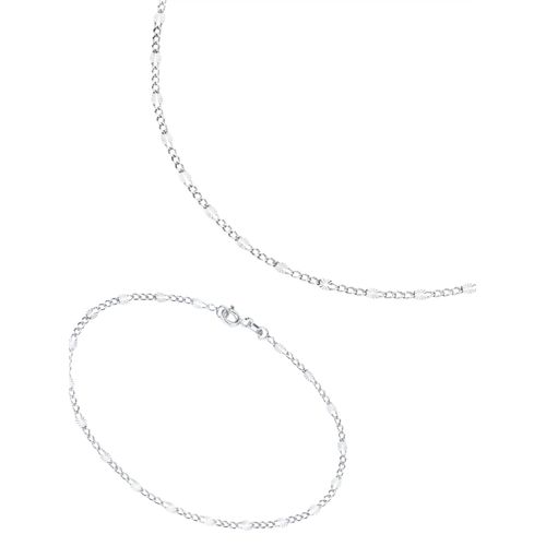 Collier LADY, silber (silber 925), Halsketten, Damen, Silber 925 (Sterlingsilber)