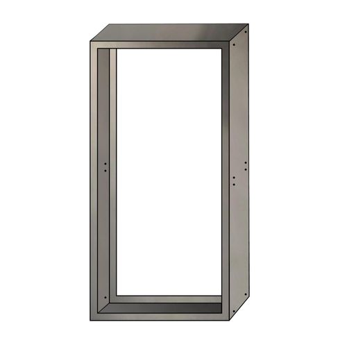 UNUS® Kaminholzrahmen Sichtschutzzaun Zaunelement