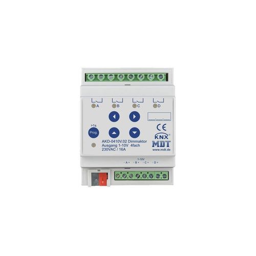 MDT Dimmaktor 4-fach, 4TE 1-10V, RGBW