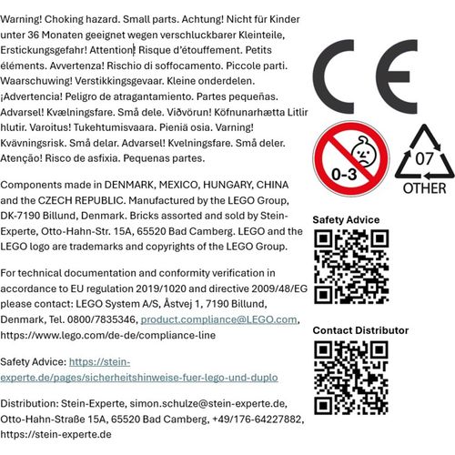 LEGO® 2x4x6 Türen Weiß und brauner Rahmen für Haus, Gebäude NEU! Menge 100x