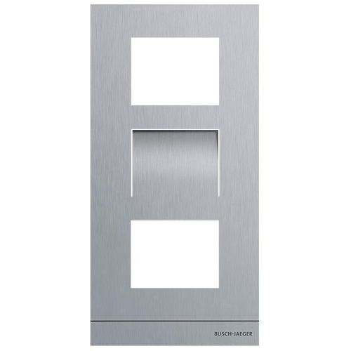 BUSCH-JAEGER Frontplatte 3f sw Kst 135x276,9x17,6mm