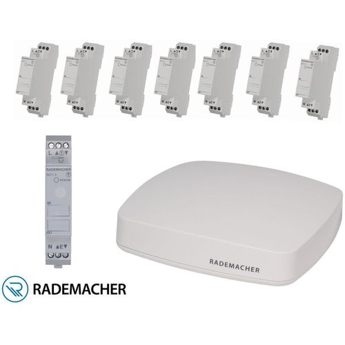 Rademacher VK 0499 Starterpaket mit HomePilot und 8 Hutschienen Rohrmotor-Aktoren