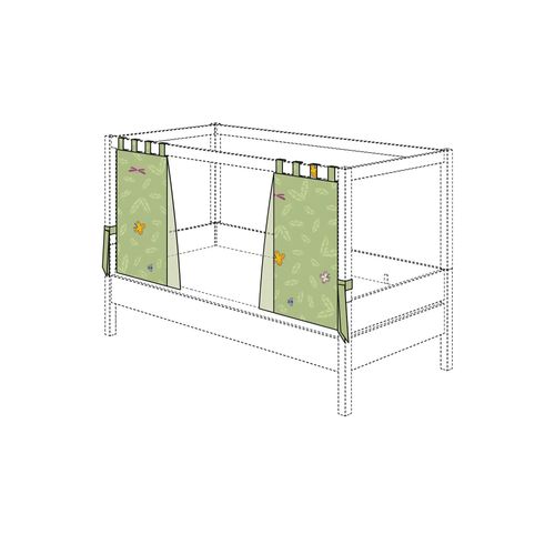 PAIDI Baldachin-Set Petersilienweg 8 ¦ grün