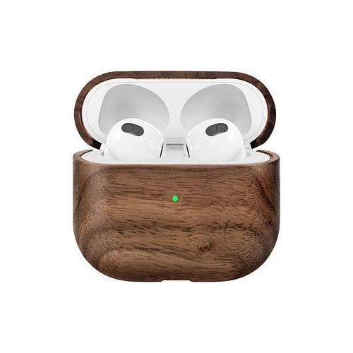 WOODCESSORIES AirCase Schutzhülle für Apple AirPods 1. Gen, AirPods 2. Gen, AirPods 3. Gen walnuss