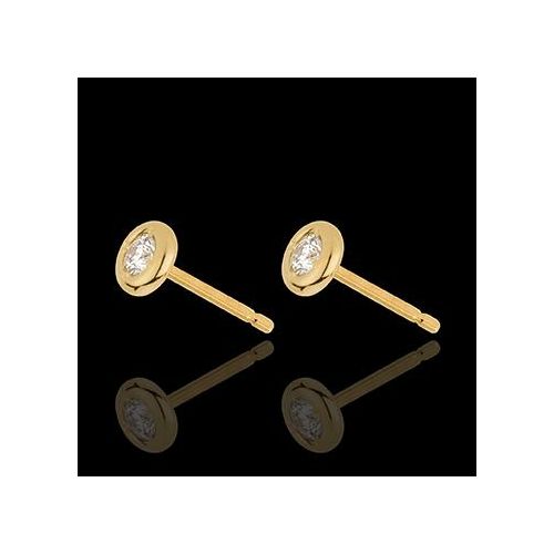 Edenly Diamantohrringe Puppe in Gelbgold