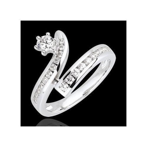 Edenly Diamantring Sternschnuppe in WeiÃŸgold