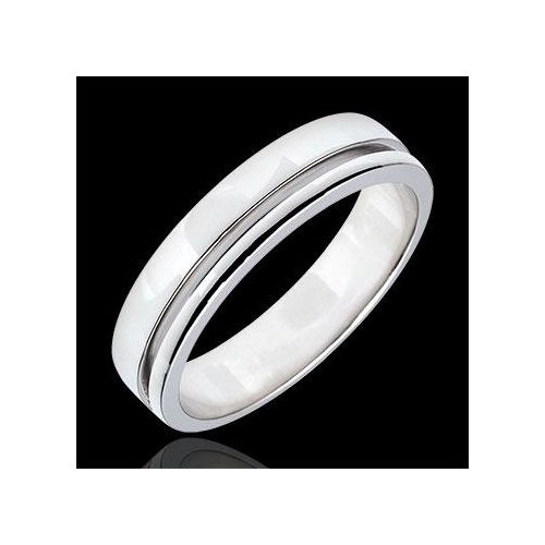 Edenly Trauring Olympia - Mitteleres Modell - weissgold
