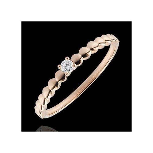 Edenly SolitÃ¤r Ring Goldenes Bonbon RosÃ©gold