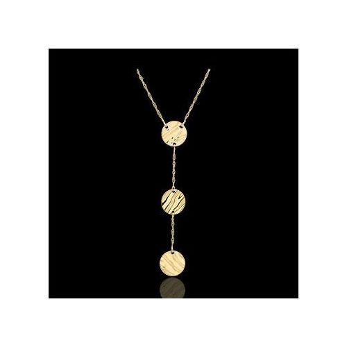 Edenly Collier Drei Sonnen - Gelbgold