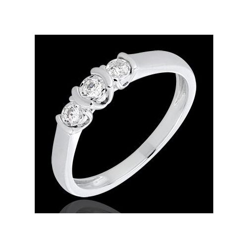 Edenly Diamantring Trilogie Spange WeiÃŸgold