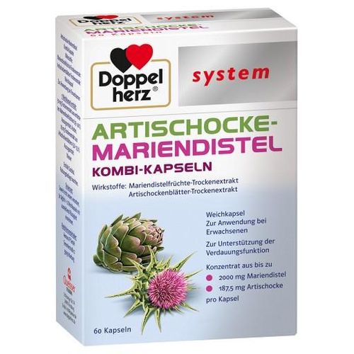 DOPPELHERZ Artischocke-Mariendistel system Weichk. 60 St