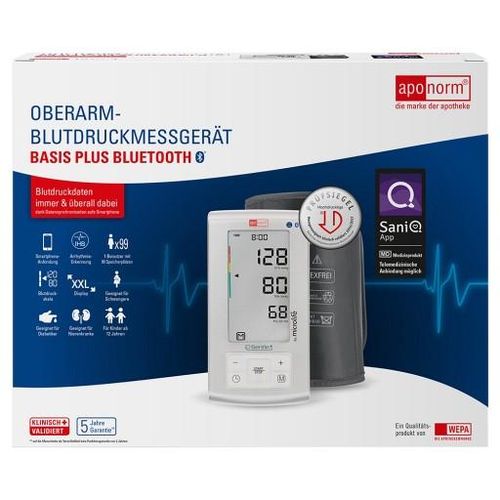 APONORM Blutdruckmessgerät Basis Plus BlueTooth OA 1 St