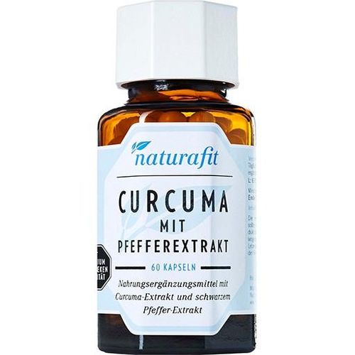 NATURAFIT Curcuma mit Pfeffer Kapseln 60 St