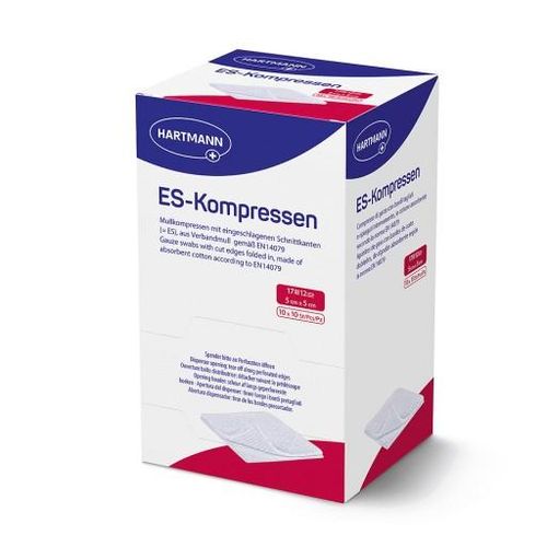 ES-KOMPRESSEN steril 5x5 cm 12fach Großpackung 10X10 St