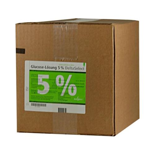 GLUCOSE 5% DELTAMEDICA Infusionslösung Plastikfl. 10X500 ml