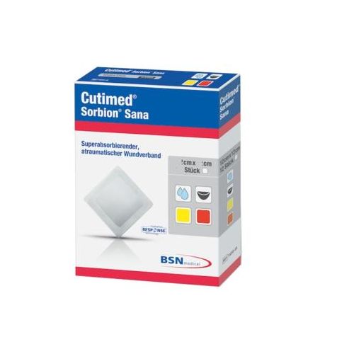 CUTIMED Sorbion SANA Wundauflage 8,5x8,5 cm 12 St