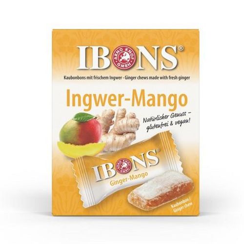 IBONS Ingwer Mango Box Kaubonbons 60 g