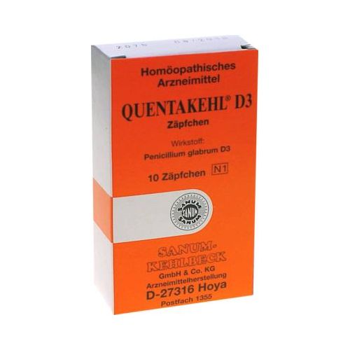 QUENTAKEHL D 3 Zäpfchen 10 St