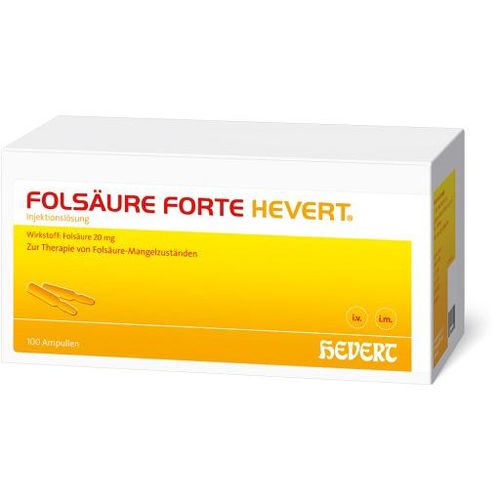 Folsäure forte Hevert Ampullen 100X2 ml