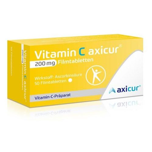 VITAMIN C AXICUR 200 mg Filmtabletten 50 St