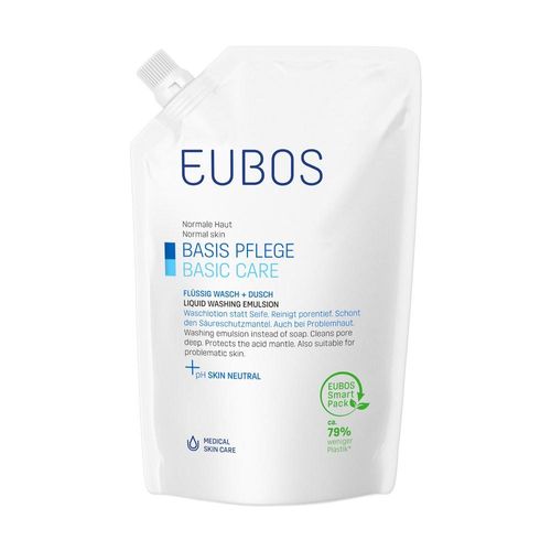 EUBOS BASIS PFLEGE FLÜSSIG WASCH+DUSCH Nachfüllbeutel 400 ml