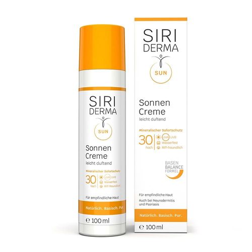 SIRIDERMA Sonnencreme LSF 30 leicht duftend 100 ml