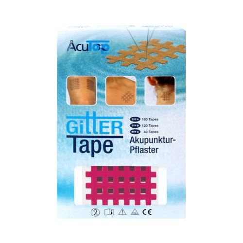 GITTER Tape AcuTop Akupunkturpflaster 5x6 cm pink 40 St