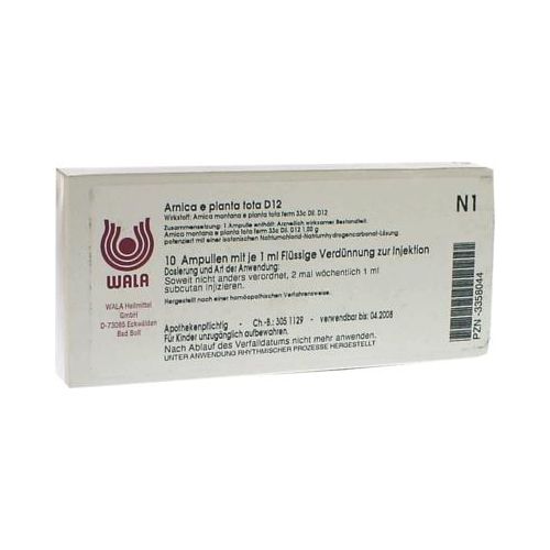 ARNICA E Planta tota D 12 Ampullen 10X1 ml