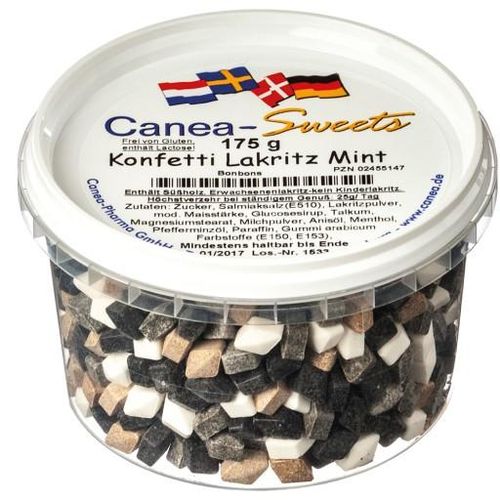 KONFETTI Lakritz mint 175 g