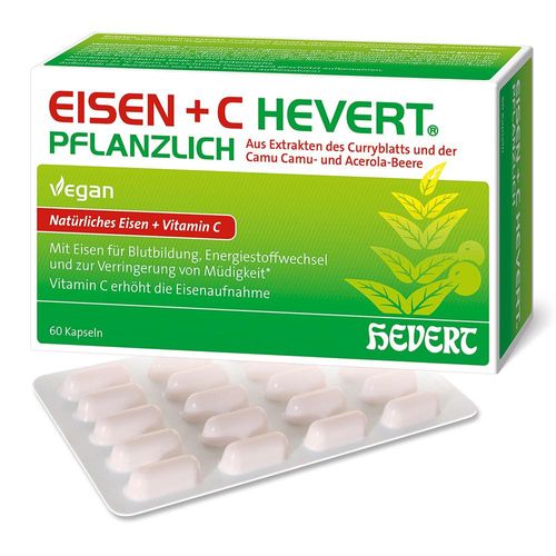 EISEN+C Hevert pflanzlich Kapseln 60 St