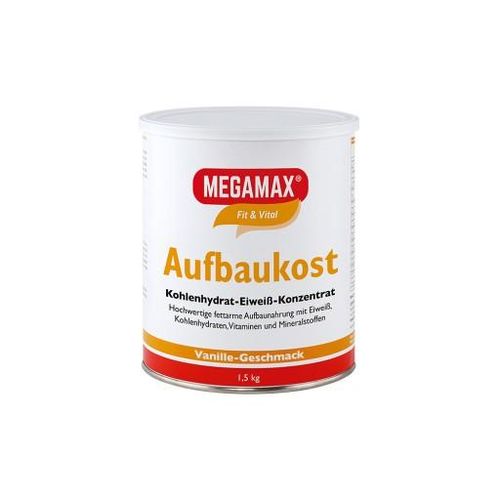 MEGAMAX AUFBAUKOST VANILLE 1.5 KG - Aufbaunahrung 1.5 kg