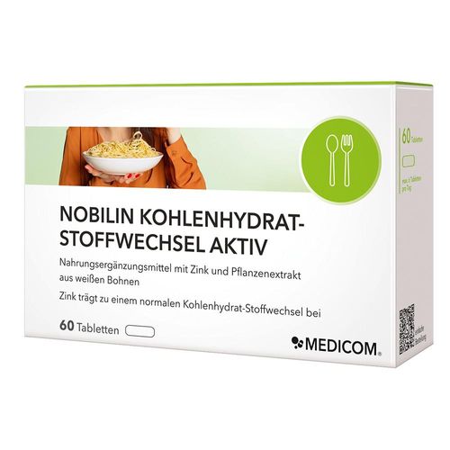 NOBILIN Kohlenhydrat-Stoffwechsel Aktiv Tabletten 60 St