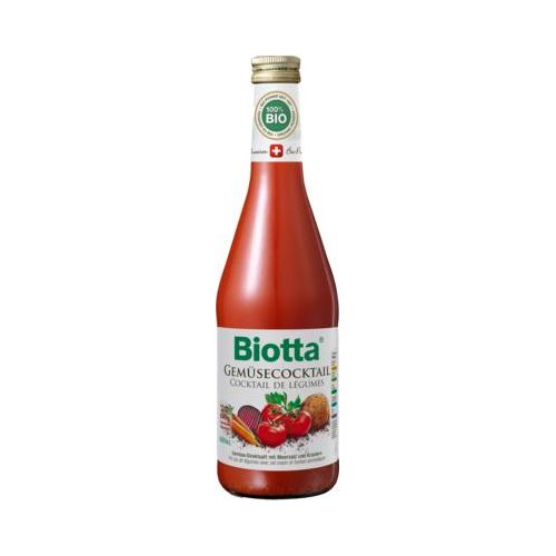 BIOTTA GEMÜSE COCKTAIL Direkts.m.Meersalz+Kräut. 500 ml