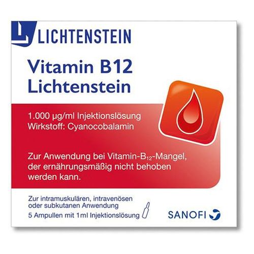 VITAMIN B12 1.000 µg Lichtenstein Ampullen 5X1 ml