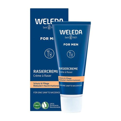 Weleda Rasiercreme - schäumend für eine sanfte Nassrasur 75 ml