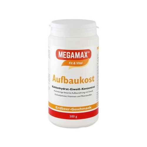 MEGAMAX AUFBAUKOST ERDBEERE 500 G - Aufbaunahrung 500 g