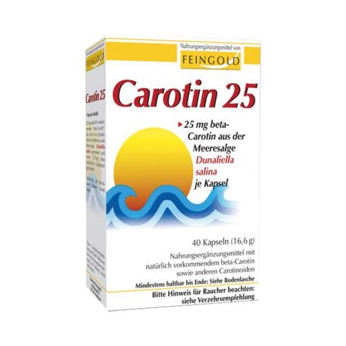 CAROTIN 25 Feingold Kapseln 40 St