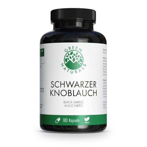 GREEN NATURALS schwarzer Knoblauch 750 mg vegan 180 St