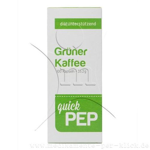 QUICKPEP grüner Kaffee Kapseln 100 St