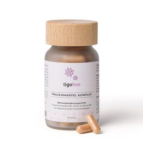 TIGOFEM Frauenmantel Komplex+Vit.B6+Grüntee Kaps. 80 St