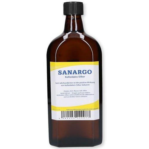 SANARGO kolloidales Silber Flaschen 500 ml