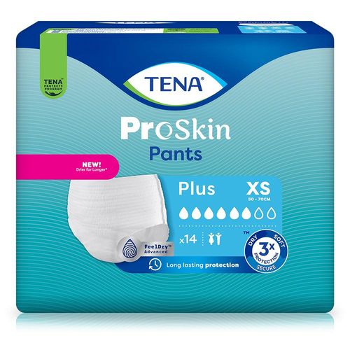 TENA PANTS Plus XS bei Inkontinenz 4X14 St