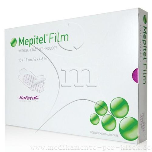 MEPITEL Film Folienverband 10x12 cm 10 St